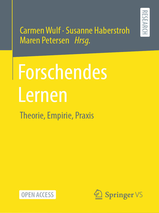 Title details for Forschendes Lernen by Carmen Wulf - Available